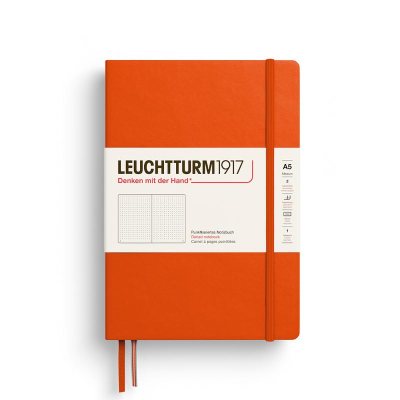 Pumpkin Medium Dotted Notebook