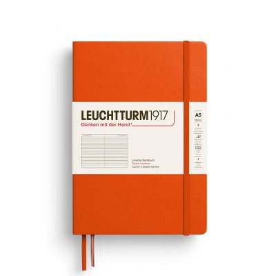 Pumpkin Medium Ruled Notebook