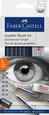 Graphite Pencil Sketch Set