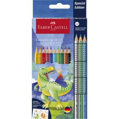 Colour Grip Colouring Pencils- Dinosaur