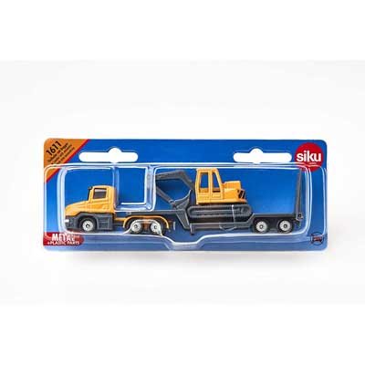 Low Loader With Excavator