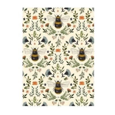 Bumblebees Greeting Card