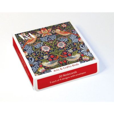 Arts & Crafts Birds 20 Notecard Box