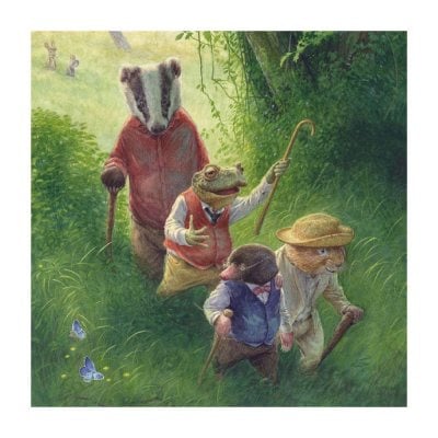 Summer Evening Walk Greeting Card