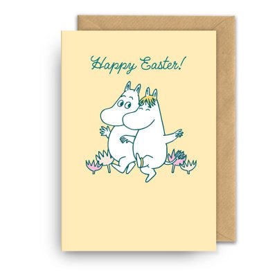 Happy Easter Moomins Greeting Card