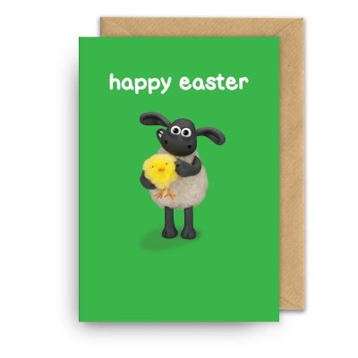 Shaun The Sheep Happy Easter Greeting Card