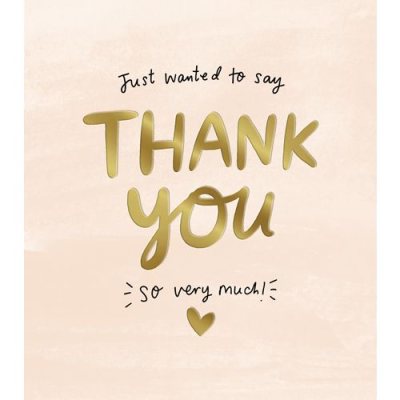 Thank You So Very Much
