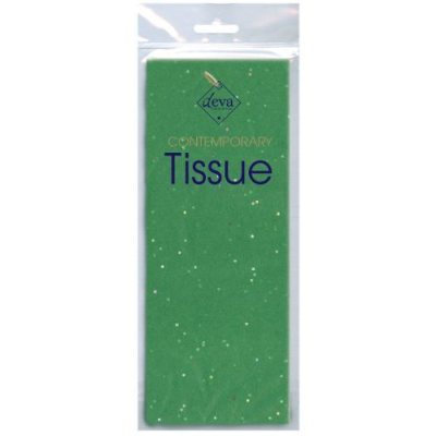 Deva Sparkle Green Tissue Paper