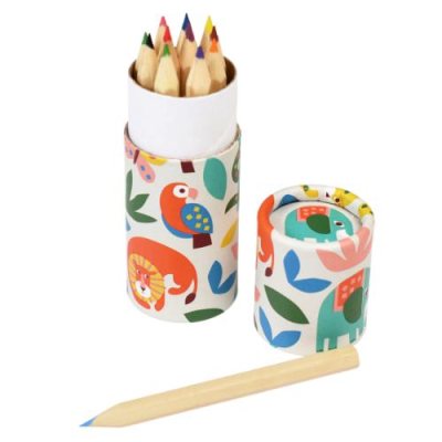 Coloured Pencils Tube - Wild Wonders