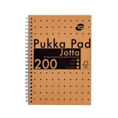 Pukka Notebooks Kraft A5 Ruled Kraft Card Not perforated 200 Pages Cream