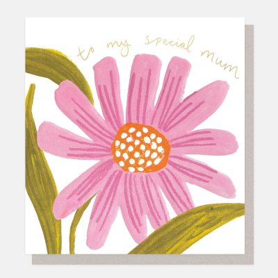 Pink Flower Mother's Day Greeting Card