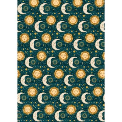 Sun & Moons Celestial 3M Roll Wrap