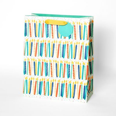 The Art File Candles Large Portrait Gift Bag