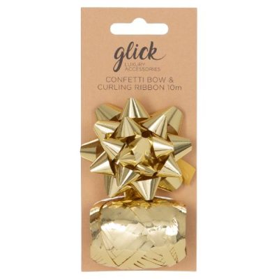Gold Bow & Ribbon