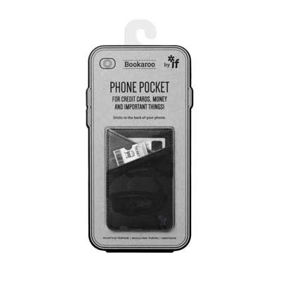 Bookaroo Phone Pocket - Black                                         