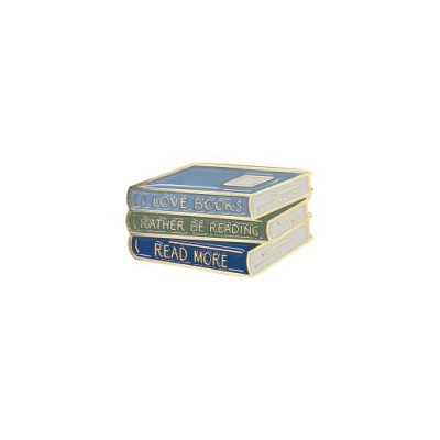 Rather Be Reading Pin Badge