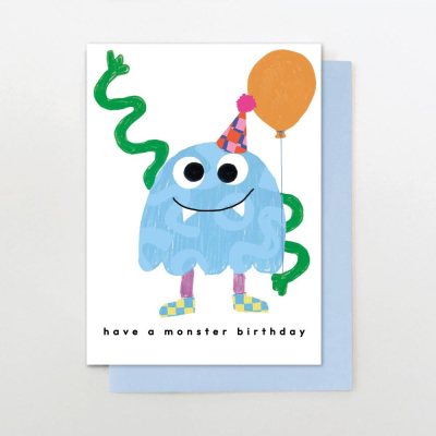 Monster Birthday  Greeting Card
