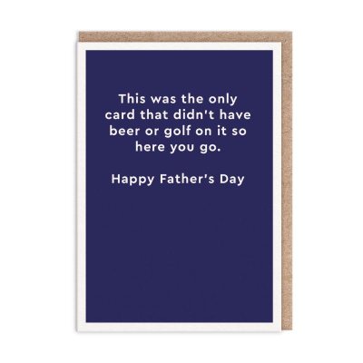 The Only Card Greeting Card
