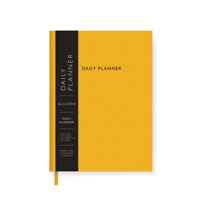 Yellow A5 Fabric Daily Planner 