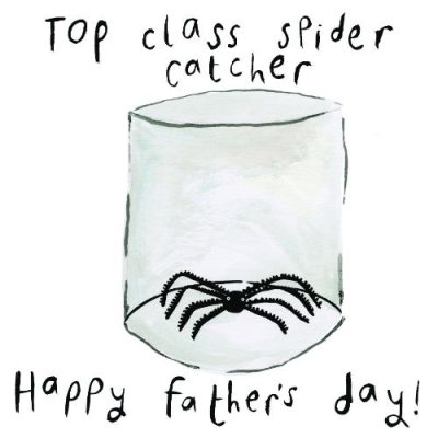 Top Class Spider Catcher Greeting Card