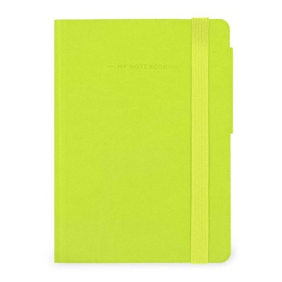 Chartreuse Lined Small Notebook
