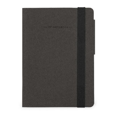 Deep Graphite Lined Small Notebook