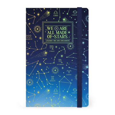 Stars Lined Medium Notebook