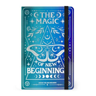 Moth Lined Medium Notebook