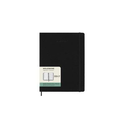 Black Weekly 18M Hard XL Diary 2026-2027