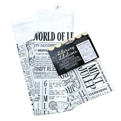 Literary Libations Literary Tea Towel