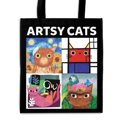 Image of Artsy Cats Reusable Shopping Bag
