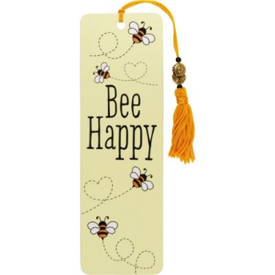 Beaded Bookmark Bee Happy