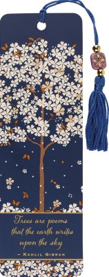 Beaded Bookmark Falling Blossoms