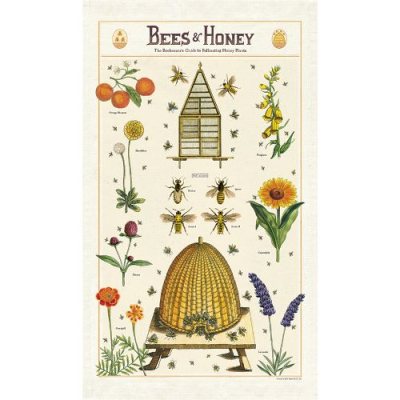 Bees & Honey Tea Towel