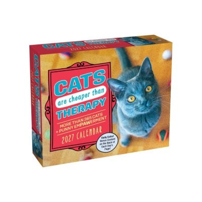 2027 Cat Therapy Boxed Calendar