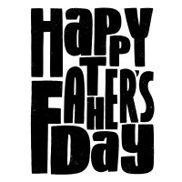 Happy Father's Day Bold Greeting Card