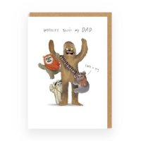 Wookie You're My Dad Greeting Card