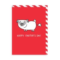 Happy Farter's Day Dog Greeting Card