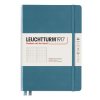 Stone Blue Medium Dotted Notebook