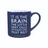 Half Moon Bay Agatha Christie Little Grey Cells mug