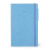 Retro Blue Lined Large Notebook