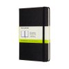 Notebook Plain Medium Black Hardback