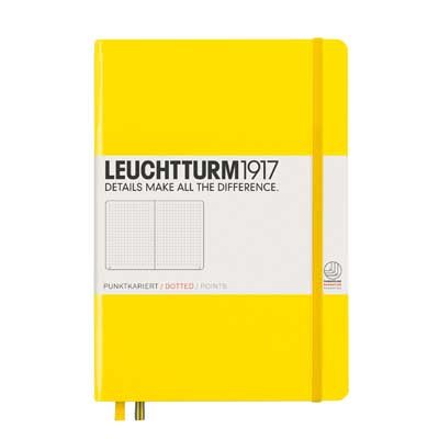 Lemon Medium Dotted Notebook