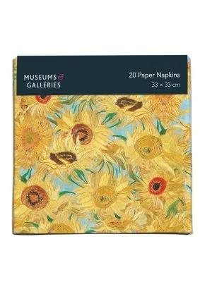 Van Gough Sunflowers Paper Napkins