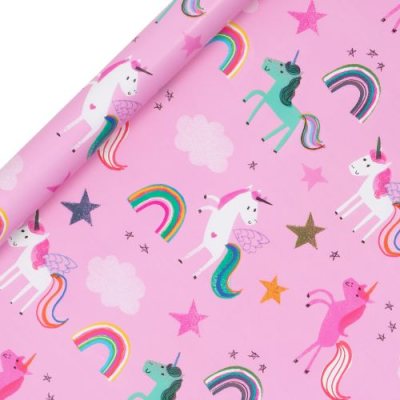 Unicorn Pink 2M Roll Wrap