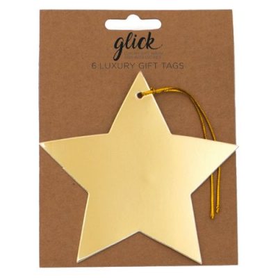 Glick gold star tags