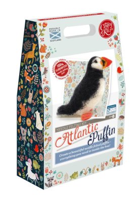 The Crafty Kit Co. Atlantic Puffin Needle Felting Kit