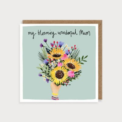 Blooming Wonderful Mum Greetings Card