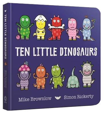 Ten Little Dinosaurs Board Book