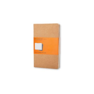 Cahier Journal Ruled Pocket Brown by Moleskine